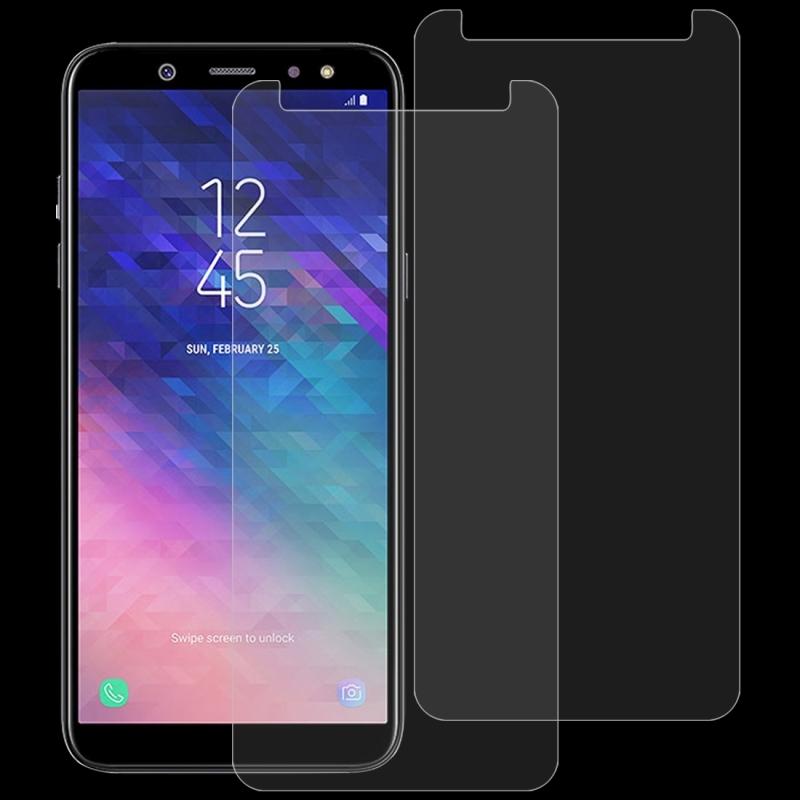 2 stk 0 26 mm 9H 2.5D getemperd glas Film voor Galaxy A6 (2018)