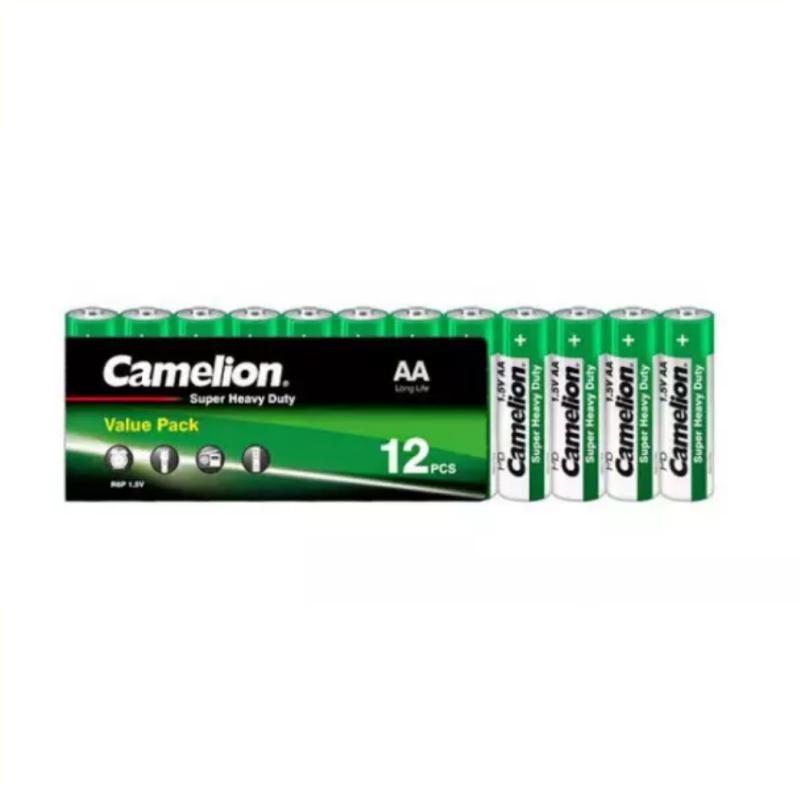 Camelion AA batterijen zink-carbon, 12 stuks (werkplaatsverpakking)