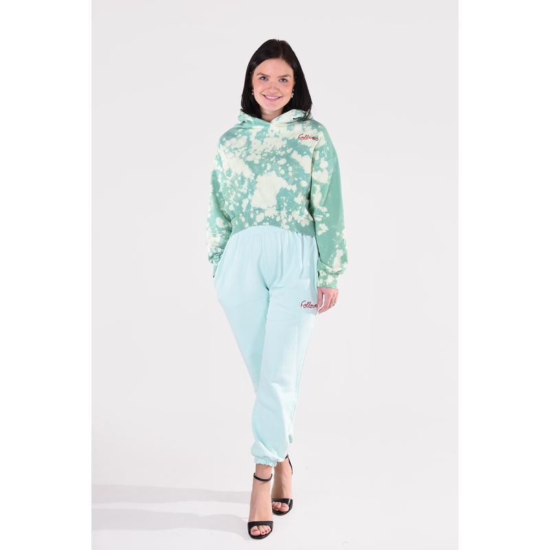 Follovers trui Kylie Tie Dye groen