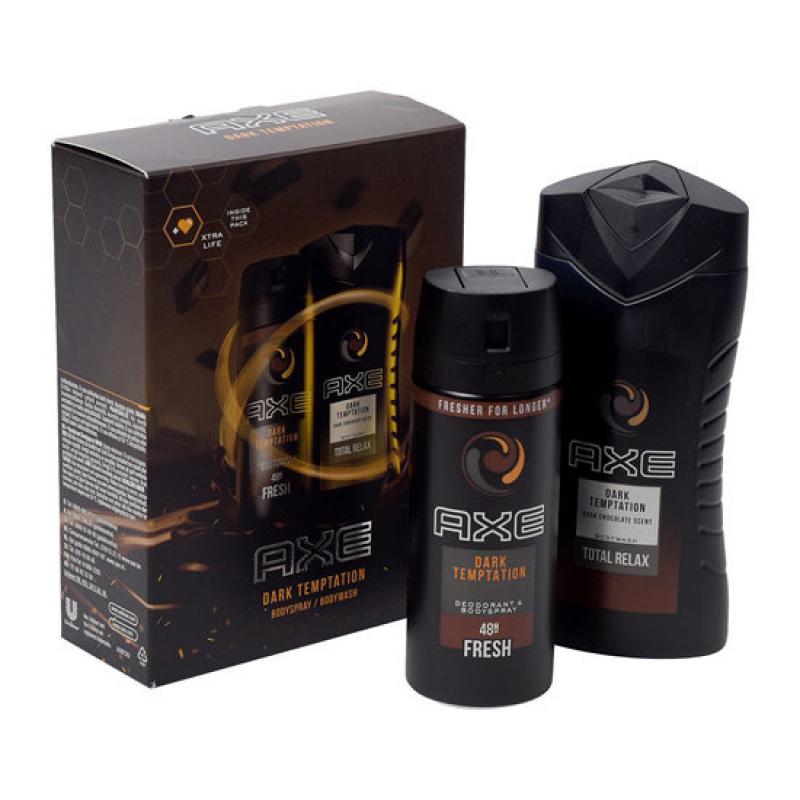 Axe Dark Temptation Geschenkverpakking - Deodorant + Douchegel