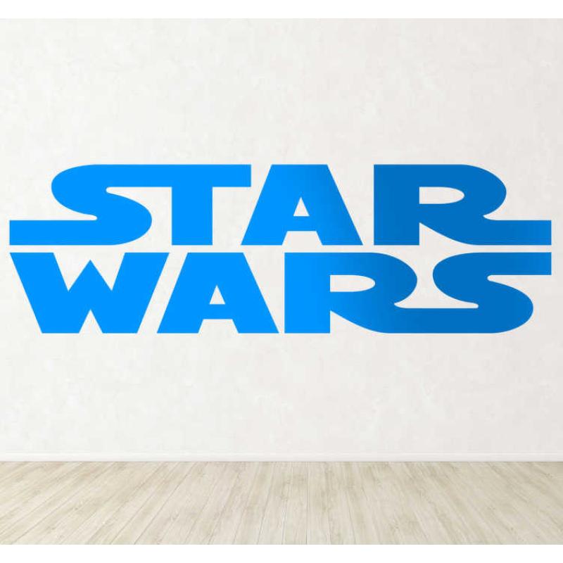 Sticker Tekst Star Wars