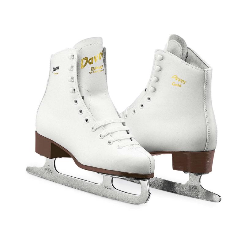 Graf Davos Gold Ice Skates - 34