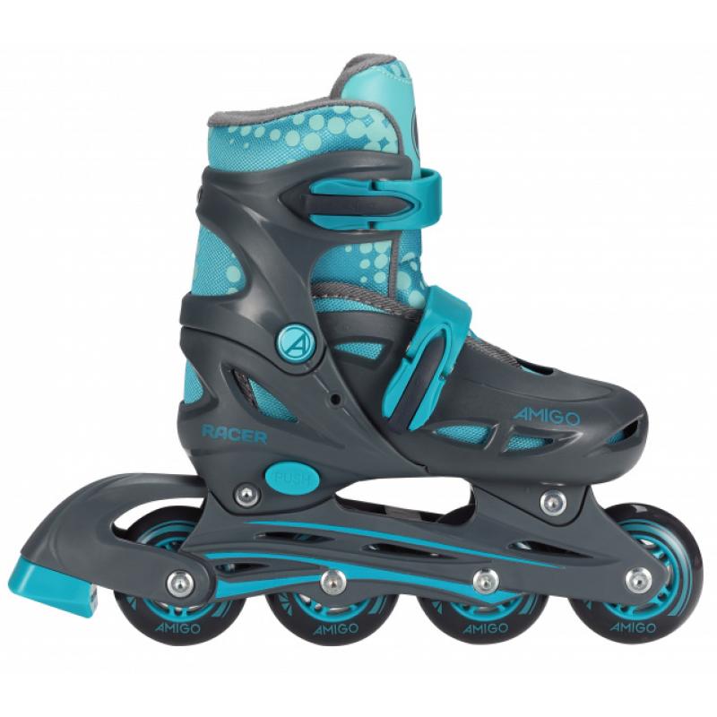 AMIGO inlineskates Racer junior polypropyleen aqua mt 30/33