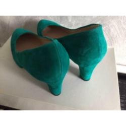 Vero Cuoio Suede Pumps maat 40-41 groen