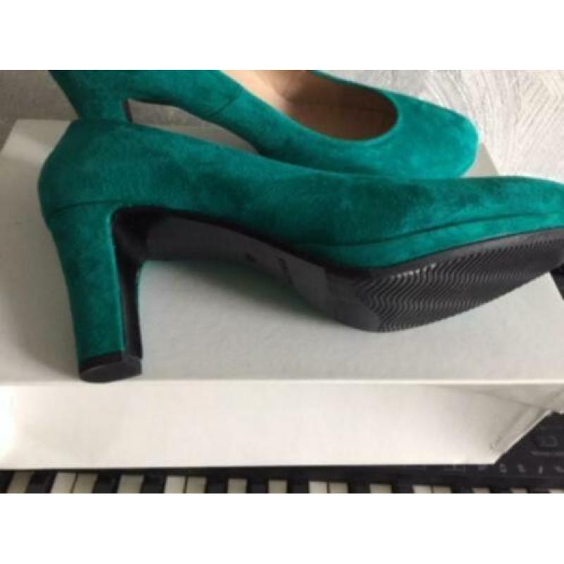 Vero Cuoio Suede Pumps maat 40-41 groen