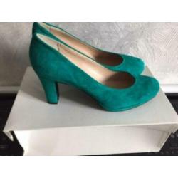 Vero Cuoio Suede Pumps maat 40-41 groen