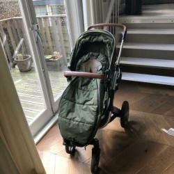 Joolz Geo Duo / Twin turtle green (groen) - compleet