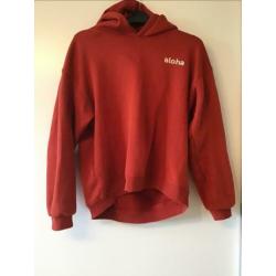 Rode hoodie aloha, merk Zara, mt 164