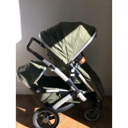 Joolz Geo Duo / Twin turtle green (groen) - compleet