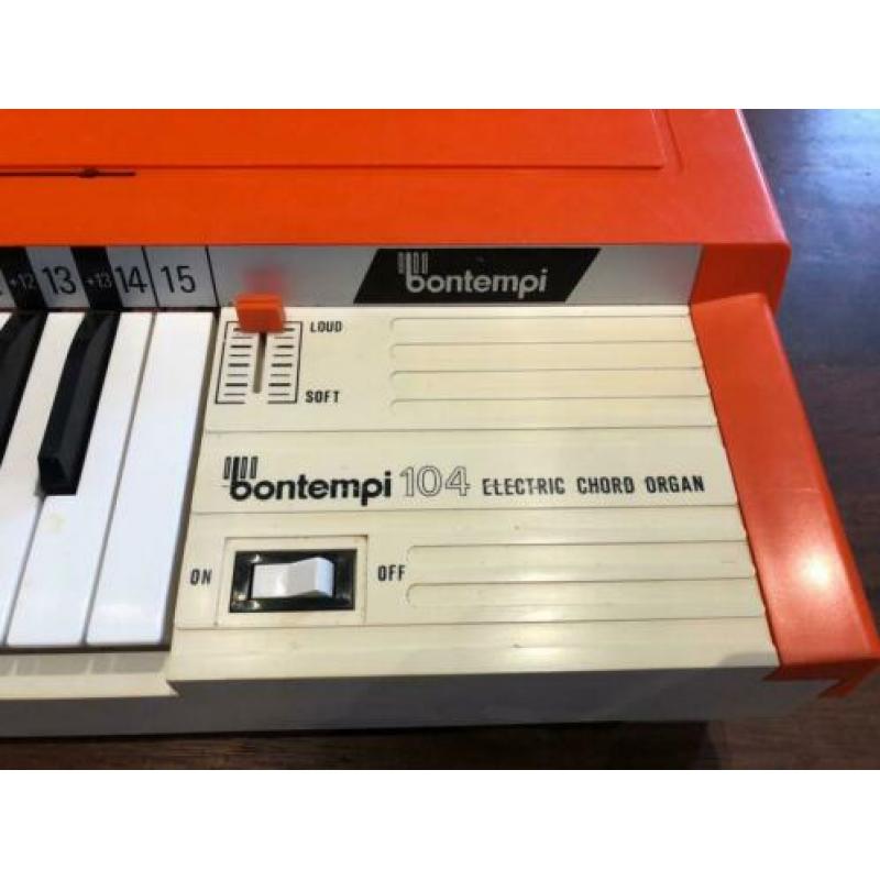 Retro / vintage keyboard luchtorgel van Bontempi 104