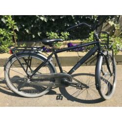 Batavus jongensfiets transport 26 inch Blockbuster mat zwart