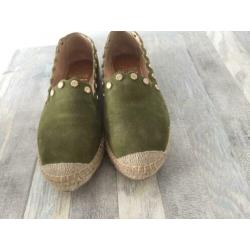 Khaki Espadrilles maat 37