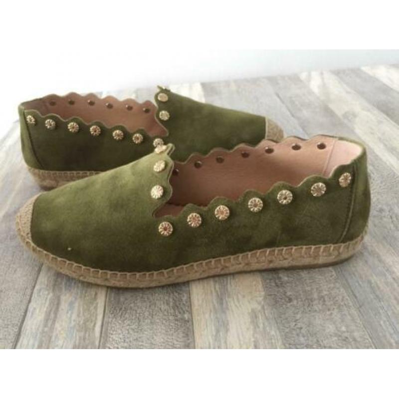 Khaki Espadrilles maat 37