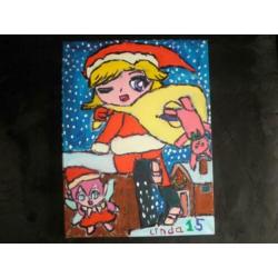 schilderij op doek CHIBI 15