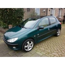 Peugeot 206 1.6 Roland Garros met panoramadak elektrische+nw