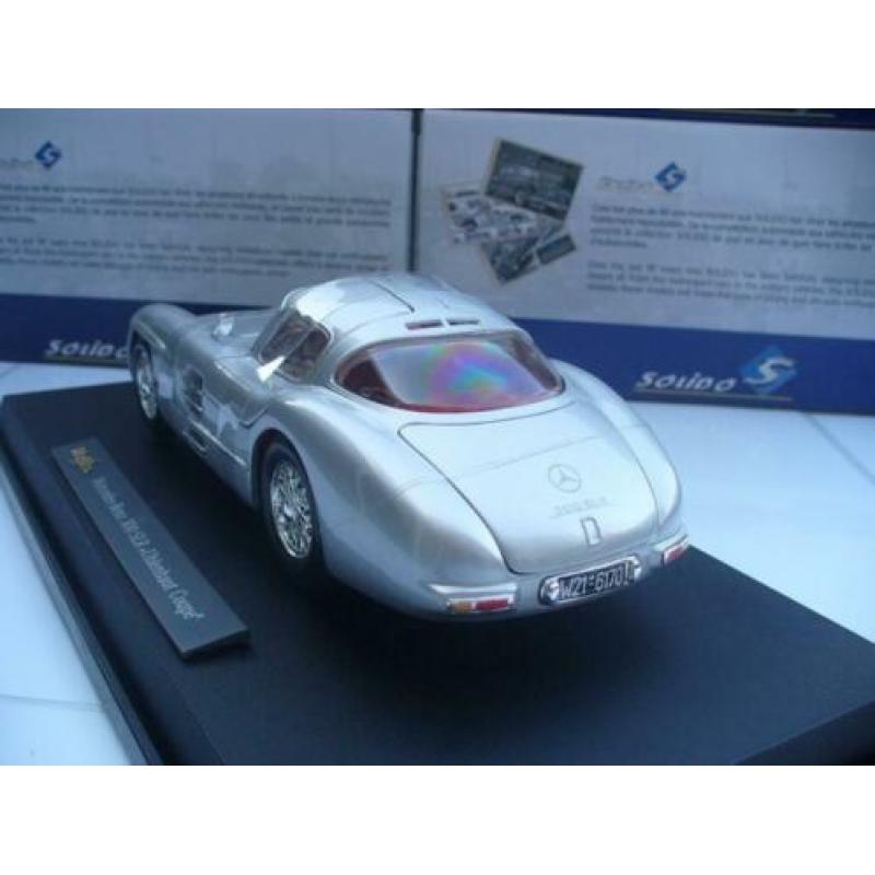 Mercedes Benz 300 SLR Uhlenhaut Zilver Maisto 1/18