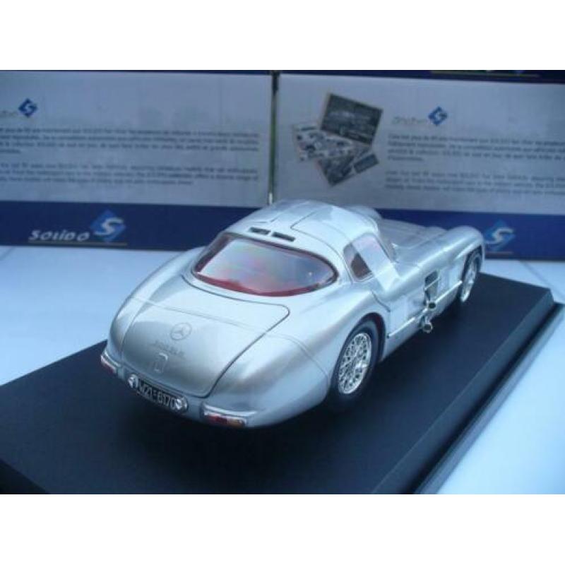 Mercedes Benz 300 SLR Uhlenhaut Zilver Maisto 1/18