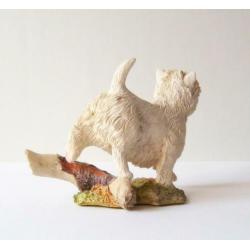 WEST HIGHLAND WHITE TERRIER Country Artists Beeldje WESTIE