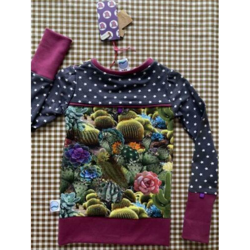 Nieuw, sale! Shirt Longsleeve cactus van lot mt.110 (char)