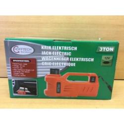 Krik elektrisch 12 volt, 3 ton.