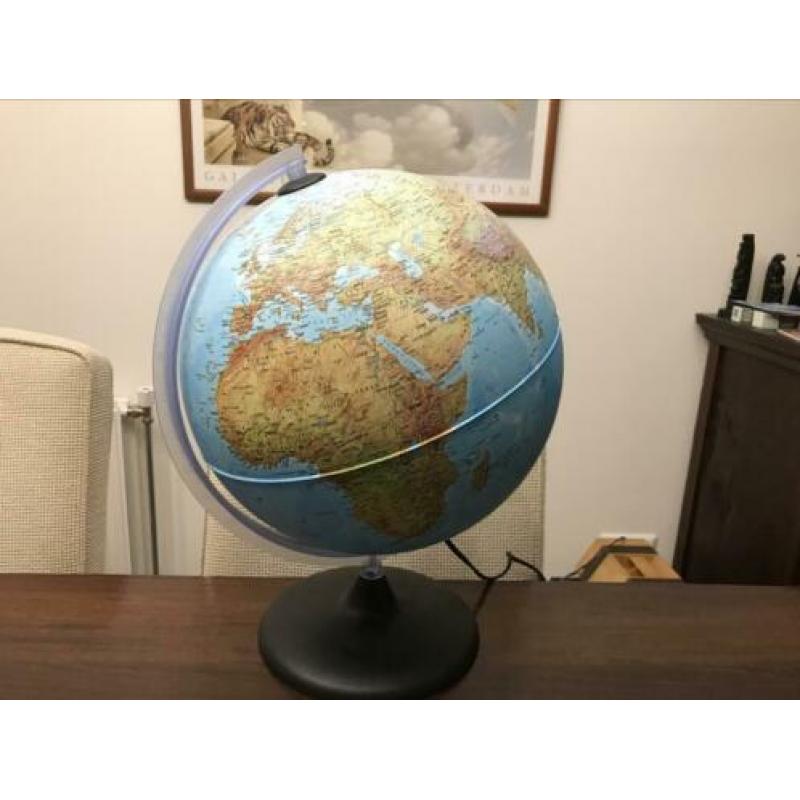 Grote wereldbol ( hoogte +/- 40 CM ) wereld bol globe groot