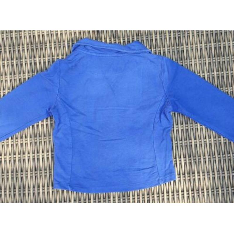 Hema colbert/vestje blauw mt 98/104