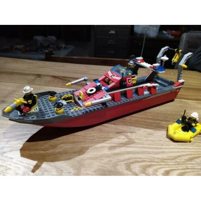 Lego City 7906 grote brandweer boot - compleet