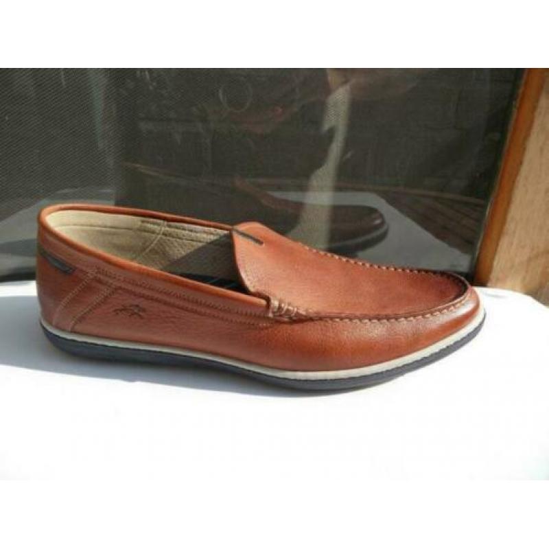 Cognac kleur instappers Fluchos 45-46