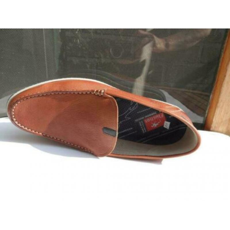 Cognac kleur instappers Fluchos 45-46