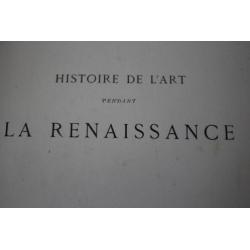 1891,Histoire de L'Árt, pendant La Renaissance par deel 2