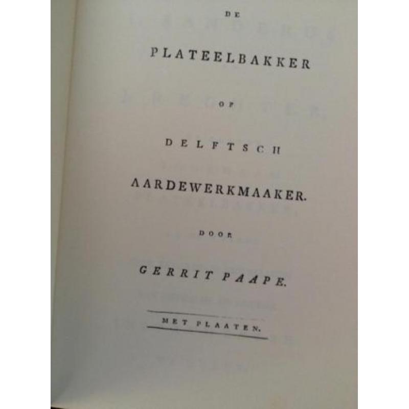 Prachtig werk over keramiek, compleet met 5 gravures G. Paap