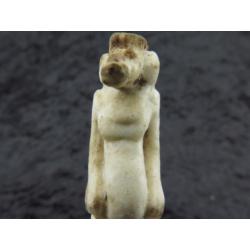 Egyptian faience amulet of Toth as Baboon