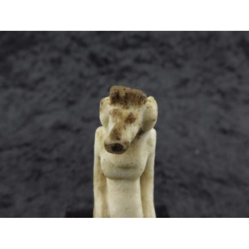 Egyptian faience amulet of Toth as Baboon