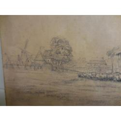 L.A. Schilt (1873-1935) tekening €35,-