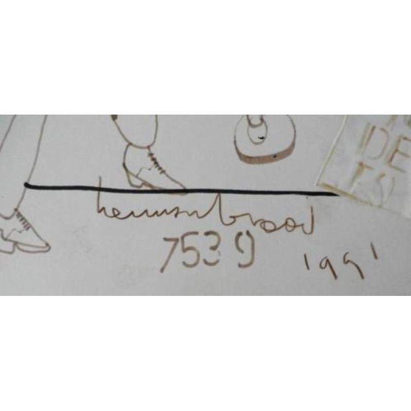 Herman Brood - To deaf to buk. Handgesigneerd