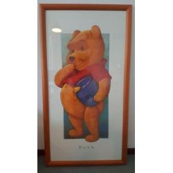 Winnie the Pooh ingelijst 96x51 cm