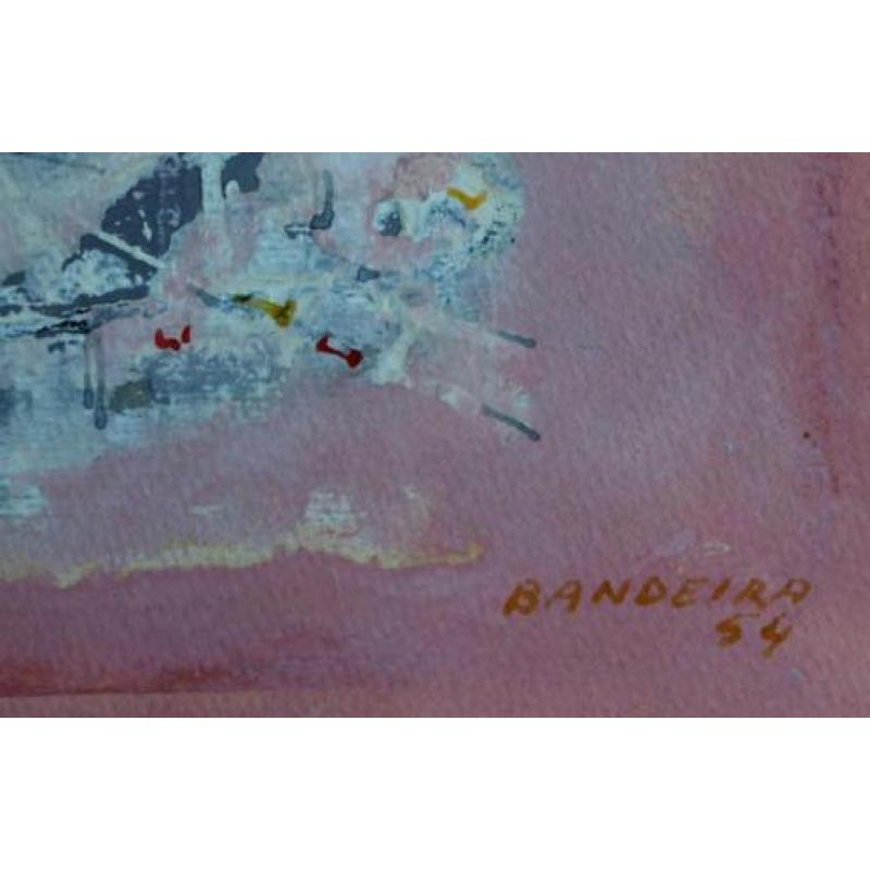 Antônio Bandeira - aquarel- gesigneerd - 1954 - zonder titel