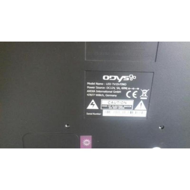 Odys LED TV zwart klein formaat