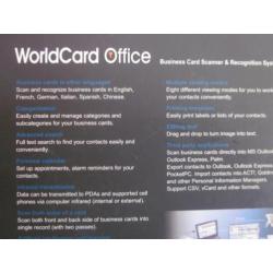 Visitekaartjes business cards scanner WorldCard Office