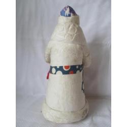 oude kerstman papier mache 32 x 15 cm 1965-1970