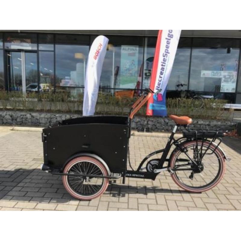 Bakfiets Troy e-bike model 2018 direct leverbaar bak fiets