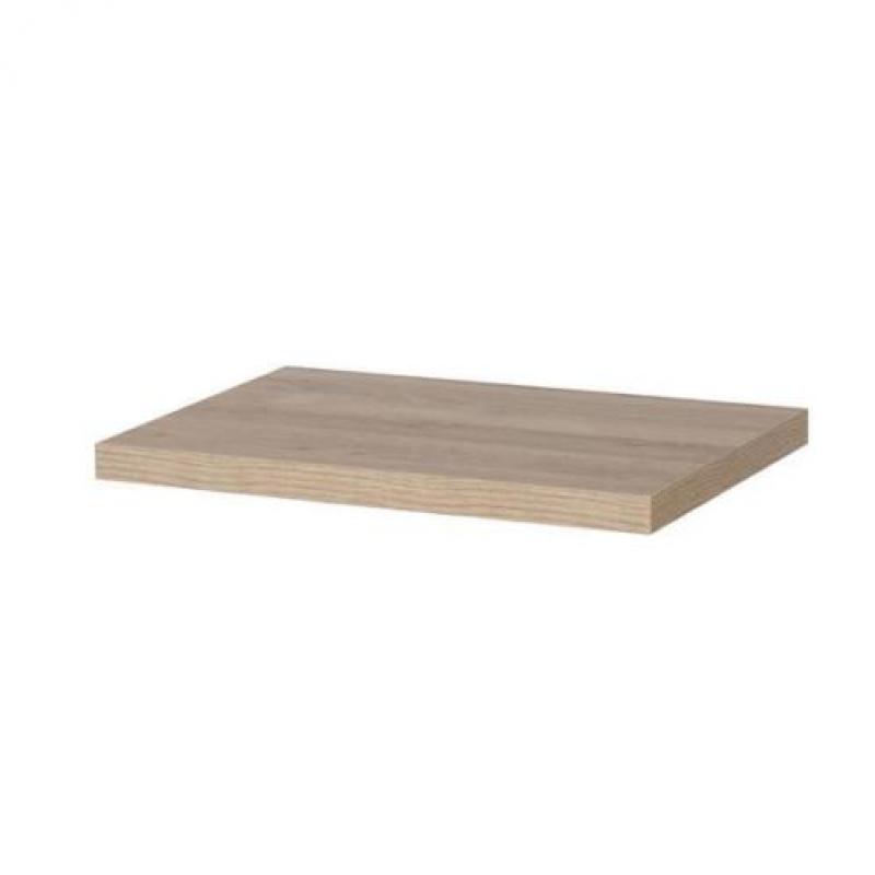 Saniclass TopPlaat 61x46cm rechthoek MFC Legno Calore