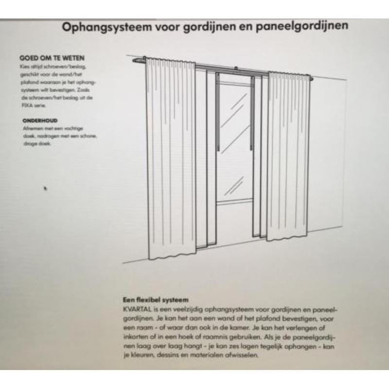 Gordijnrails Ikea Kvartal