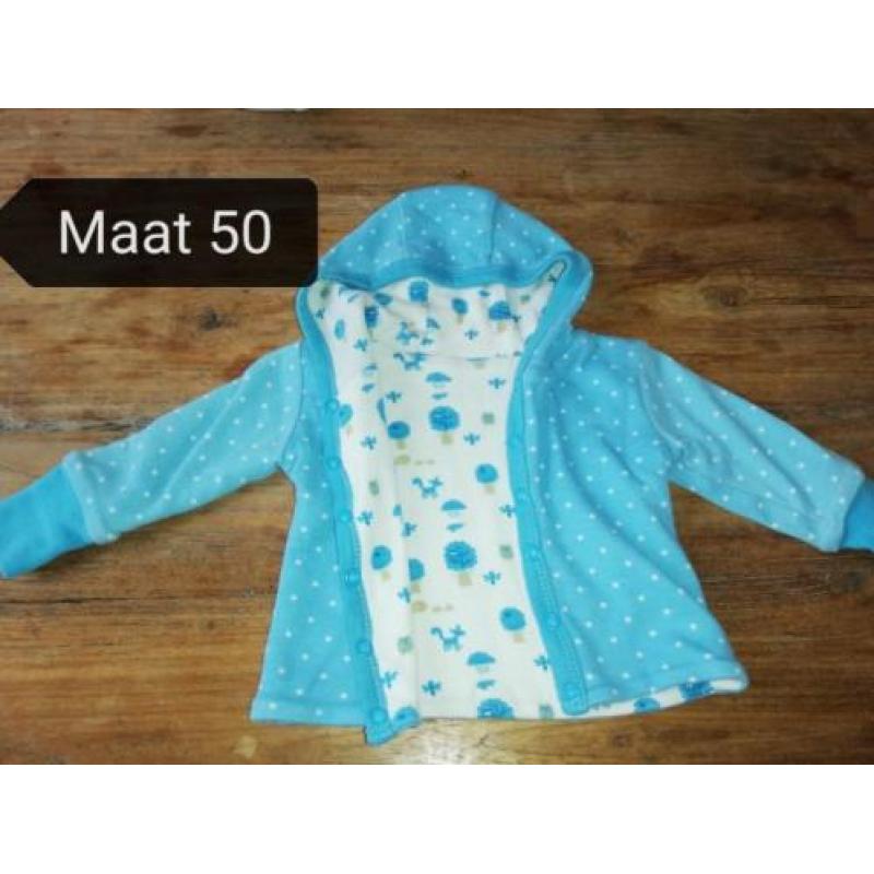 Baby kleding van maat 50 tot 56.