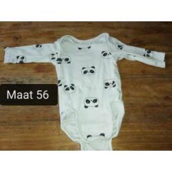 Baby kleding van maat 50 tot 56.