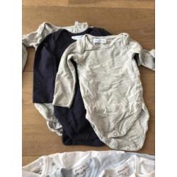 Pakket rompers maat 50/56 Hema petit bateau