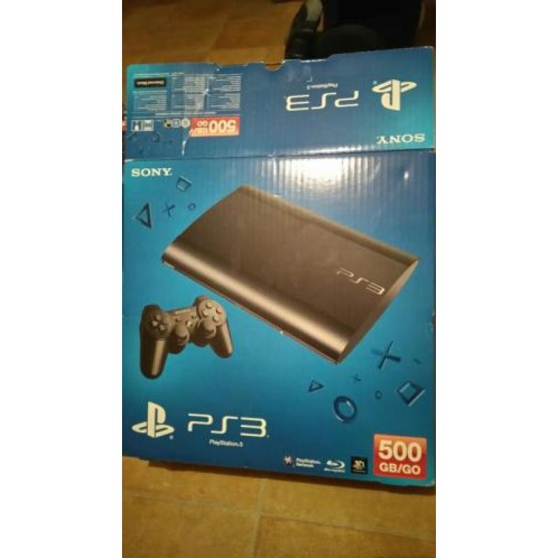 PlayStation 3 + 3 controllers + 7 spellen