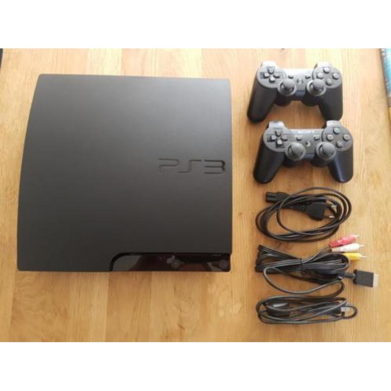 Playstation 3 PS3 Slim met 8 spellen