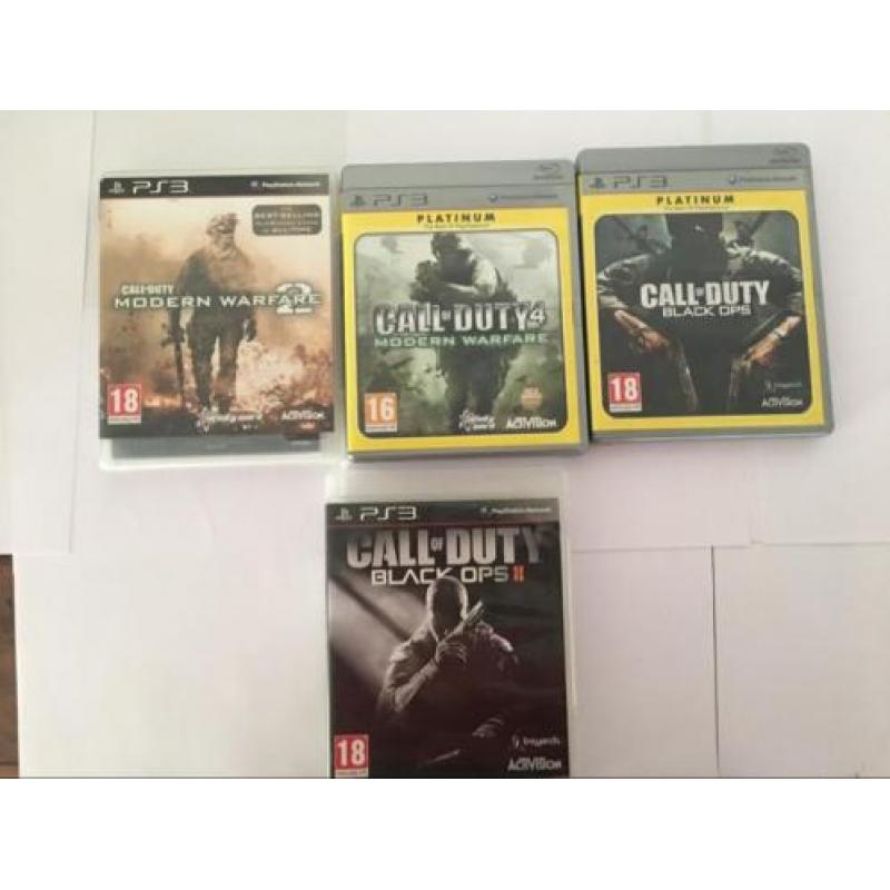 Playstation 3 500GB met blackops en MW l+ll