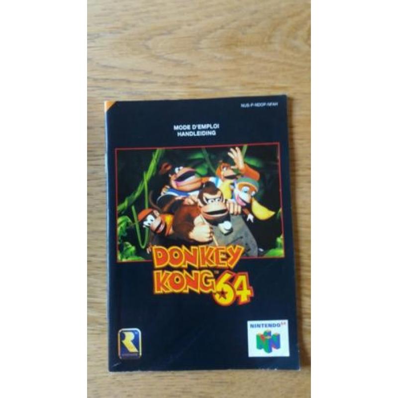 Donkey kong voor de Nintendo 64.